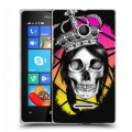 Дизайнерский пластиковый чехол для Microsoft Lumia 435 Панк корона