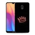 Дизайнерский силиконовый с усиленными углами чехол для Xiaomi RedMi 8A Неоновые образы