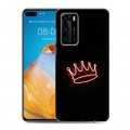 Дизайнерский пластиковый чехол для Huawei P40 Неоновые образы