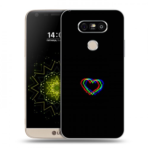 Дизайнерский пластиковый чехол для LG G5 Неоновые образы