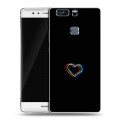 Дизайнерский пластиковый чехол для Huawei P9 Plus Неоновые образы