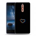 Дизайнерский пластиковый чехол для Nokia 8 Неоновые образы