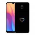 Дизайнерский силиконовый с усиленными углами чехол для Xiaomi RedMi 8A Неоновые образы