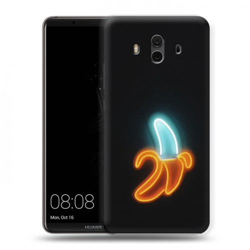 Дизайнерский пластиковый чехол для Huawei Mate 10 Неоновые образы