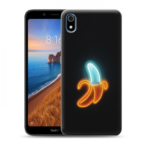 Дизайнерский силиконовый чехол для Xiaomi RedMi 7A Неоновые образы