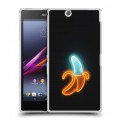 Дизайнерский пластиковый чехол для Sony Xperia Z Ultra  Неоновые образы