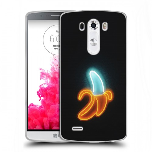 Дизайнерский пластиковый чехол для LG G3 (Dual-LTE) Неоновые образы