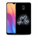 Дизайнерский силиконовый с усиленными углами чехол для Xiaomi RedMi 8A Неоновые образы