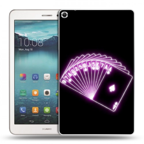 Дизайнерский силиконовый чехол для Huawei MediaPad T1 8.0 Неоновые образы