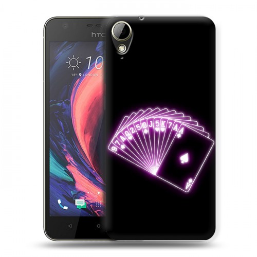 Дизайнерский пластиковый чехол для HTC Desire 10 Lifestyle Неоновые образы