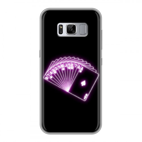 Дизайнерский силиконовый чехол для Samsung Galaxy S8 Plus Неоновые образы