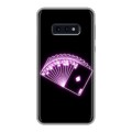 Дизайнерский силиконовый чехол для Samsung Galaxy S10e Неоновые образы