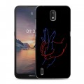 Дизайнерский силиконовый чехол для Nokia 1.3 Неоновые образы