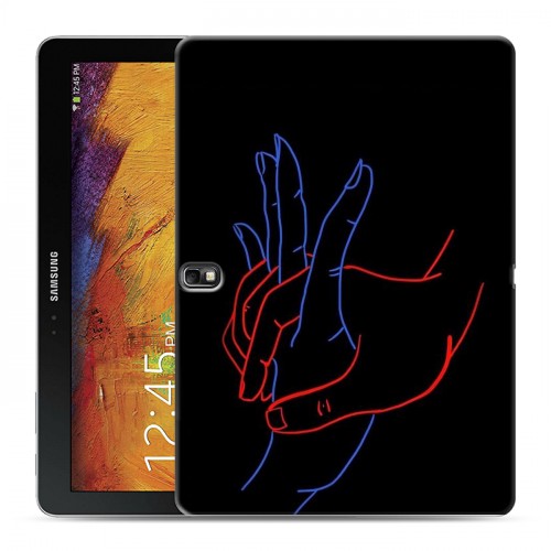 Дизайнерский силиконовый чехол для Samsung Galaxy Note 10.1 2014 editon Неоновые образы