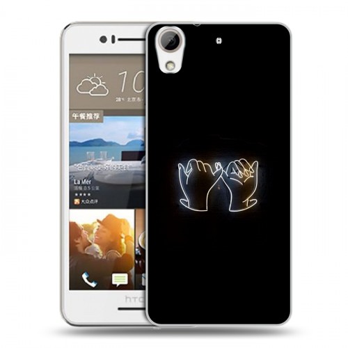 Дизайнерский пластиковый чехол для HTC Desire 728 Неоновые образы