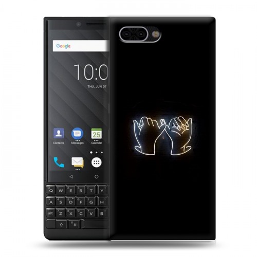 Дизайнерский пластиковый чехол для BlackBerry KEY2 Неоновые образы