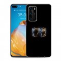 Дизайнерский пластиковый чехол для Huawei P40 Неоновые образы