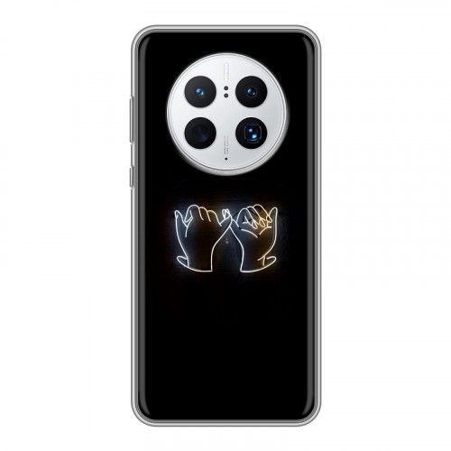 Дизайнерский пластиковый чехол для Huawei Mate 50 Pro Неоновые образы