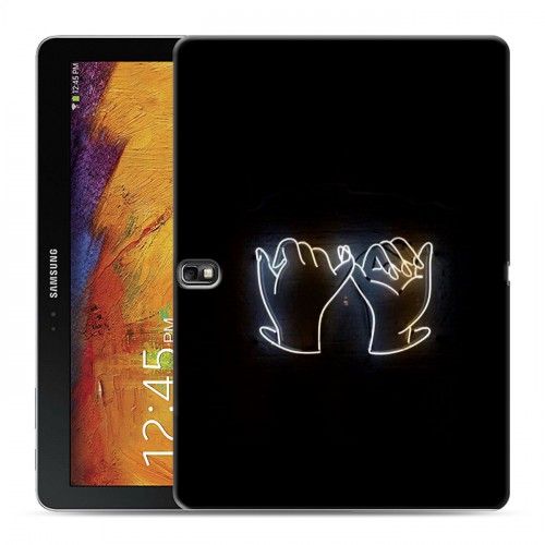 Дизайнерский силиконовый чехол для Samsung Galaxy Note 10.1 2014 editon Неоновые образы