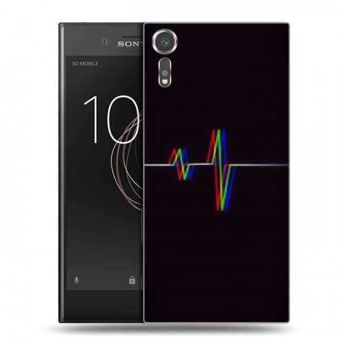 Дизайнерский пластиковый чехол для Sony Xperia XZs Неоновые образы