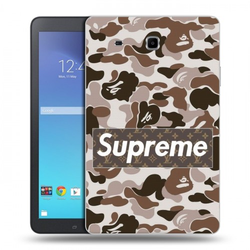 Дизайнерский силиконовый чехол для Samsung Galaxy Tab E 9.6 Супер стиль