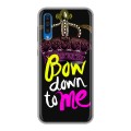 Дизайнерский силиконовый чехол для Samsung Galaxy A50 Панк корона