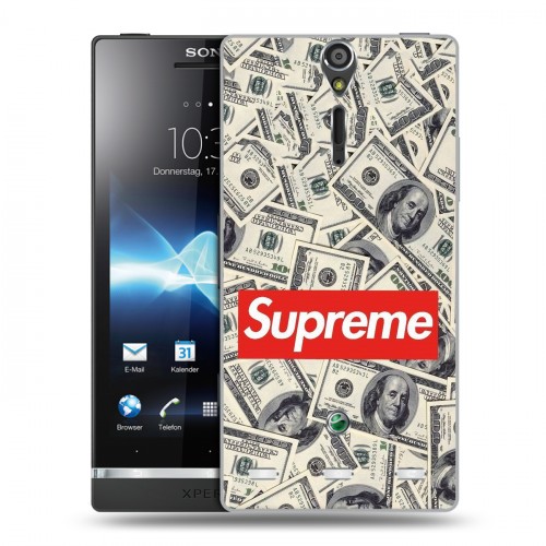 Дизайнерский пластиковый чехол для Sony Xperia S Супер стиль