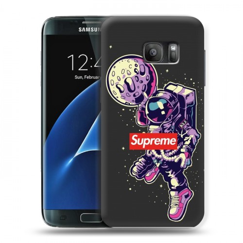 Дизайнерский силиконовый с усиленными углами чехол для Samsung Galaxy S7 Супер стиль