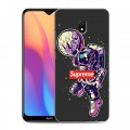 Дизайнерский силиконовый с усиленными углами чехол для Xiaomi RedMi 8A Супер стиль