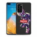 Дизайнерский пластиковый чехол для Huawei P40 Супер стиль