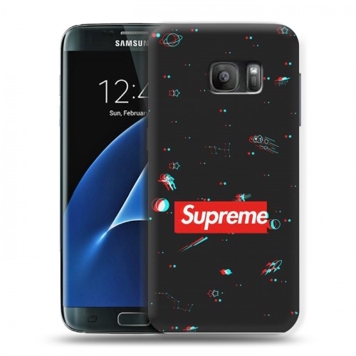 Дизайнерский силиконовый с усиленными углами чехол для Samsung Galaxy S7 Супер стиль