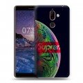 Дизайнерский пластиковый чехол для Nokia 7 Plus Супер стиль