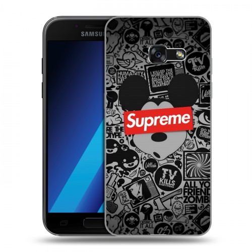 Дизайнерский силиконовый чехол для Samsung Galaxy A7 (2017) Супер стиль