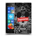 Дизайнерский пластиковый чехол для Microsoft Lumia 435 Супер стиль