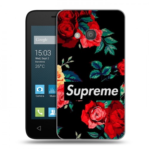 Дизайнерский силиконовый чехол для Alcatel One Touch Pixi 4 (4) Супер стиль