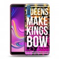 Дизайнерский силиконовый с усиленными углами чехол для Samsung Galaxy A7 (2018) Панк корона