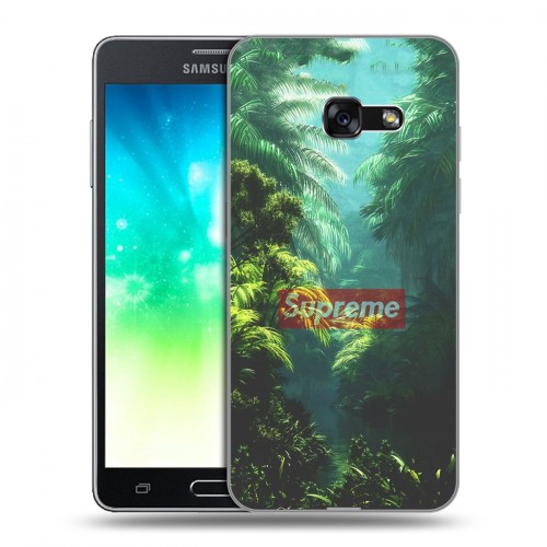 Дизайнерский силиконовый с усиленными углами чехол для Samsung Galaxy A3 (2017) Супер стиль
