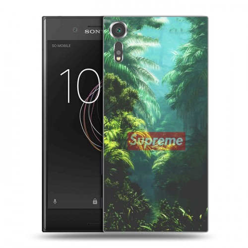 Дизайнерский пластиковый чехол для Sony Xperia XZs Супер стиль