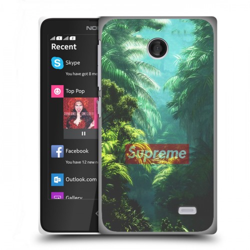 Дизайнерский пластиковый чехол для Nokia X Супер стиль