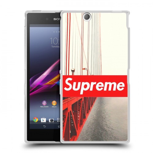 Дизайнерский пластиковый чехол для Sony Xperia Z Ultra  Супер стиль