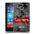 Дизайнерский пластиковый чехол для Microsoft Lumia 435 Супер стиль