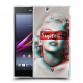 Дизайнерский пластиковый чехол для Sony Xperia Z Ultra  Супер стиль