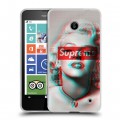 Дизайнерский пластиковый чехол для Nokia Lumia 630/635 Супер стиль