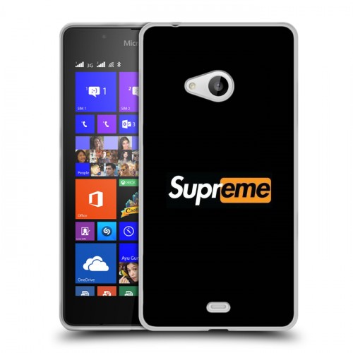 Дизайнерский пластиковый чехол для Microsoft Lumia 540 Супер стиль