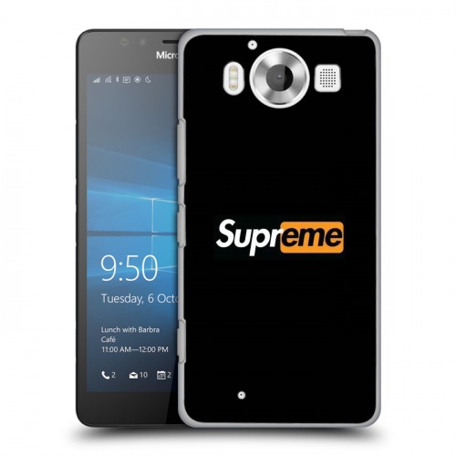 Дизайнерский пластиковый чехол для Microsoft Lumia 950 Супер стиль