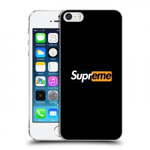 Дизайнерский пластиковый чехол для Iphone 5s Супер стиль