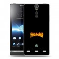 Дизайнерский пластиковый чехол для Sony Xperia S Скейтер стиль