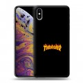 Дизайнерский силиконовый чехол для Iphone Xs Max Скейтер стиль