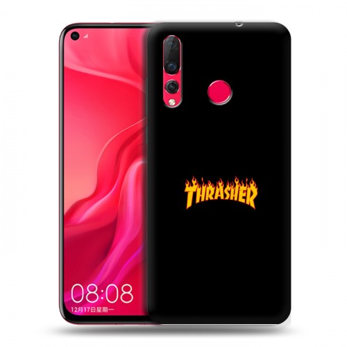 Дизайнерский пластиковый чехол для Huawei Nova 4 Скейтер стиль