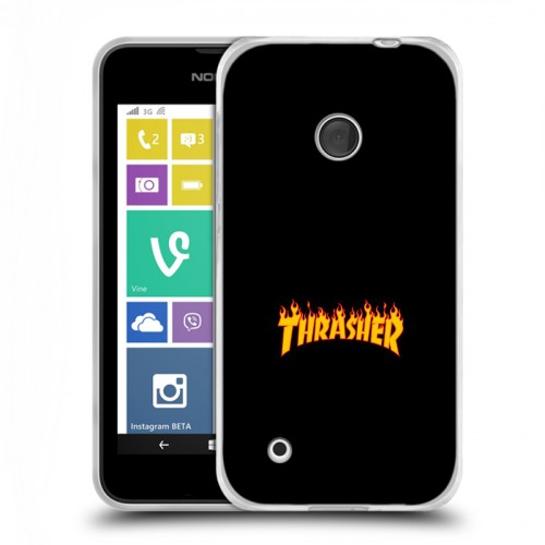 Дизайнерский пластиковый чехол для Nokia Lumia 530 Скейтер стиль